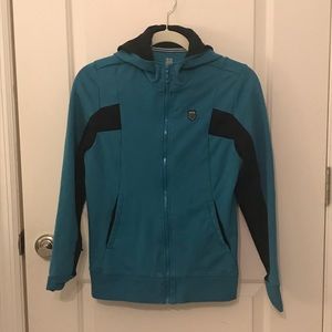 Turquoise active hoodie by K-Swiss